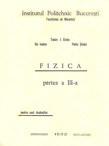 Fizica - partea a III-a, 1982